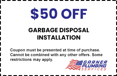 Garner Plumbing Services garbage disposal coupon